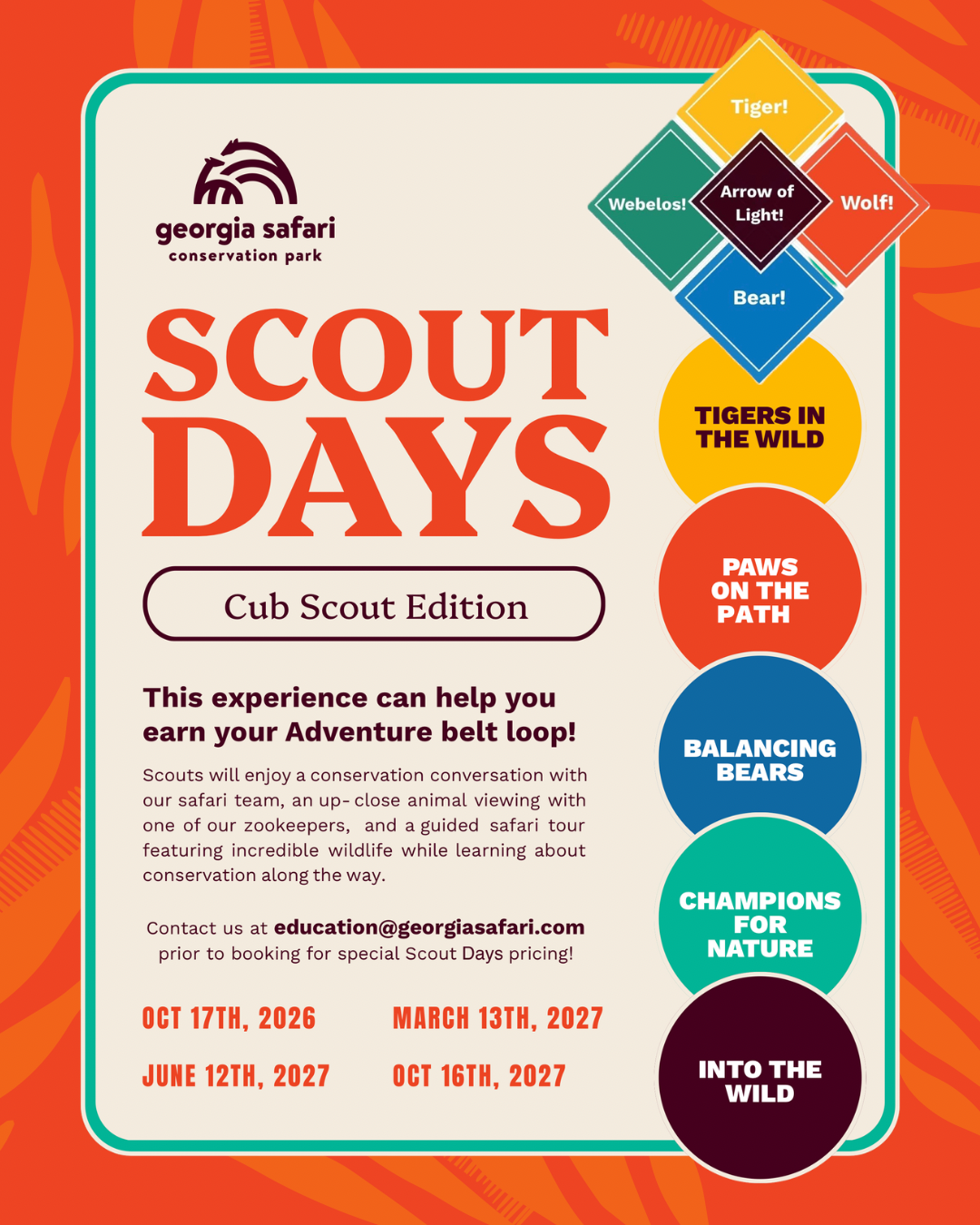 Scout Days flyer